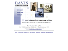 Tablet Screenshot of davisinsurancegroup.com